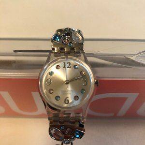 Women's Swatch "Menthol Tone" Bracelet Style